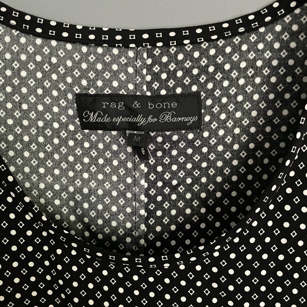 Rag & Bone Silk Blouse Size Medium - Picture 3 of 4